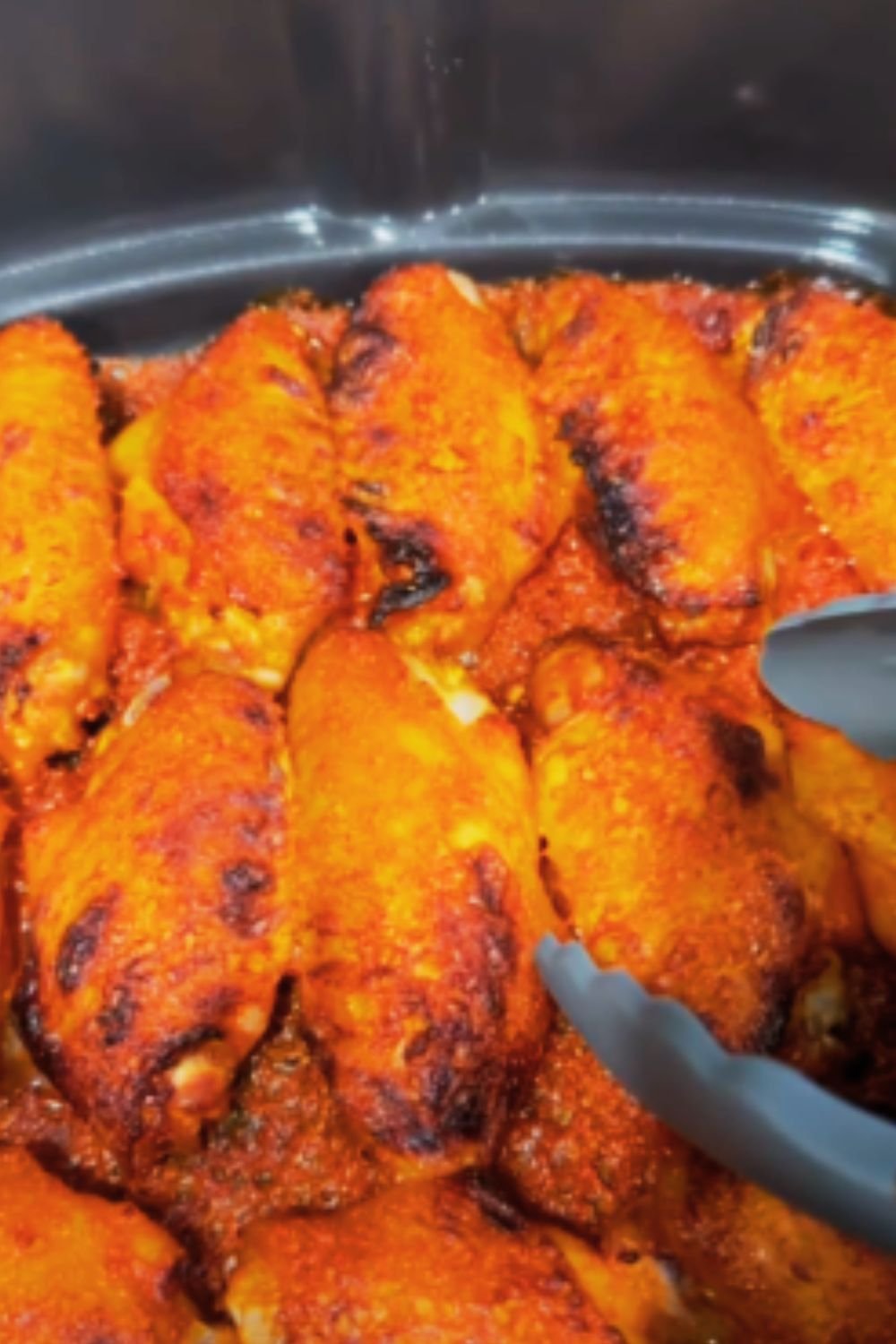 Sticky Lemongrass Chilli Air Fryer Chicken Wings